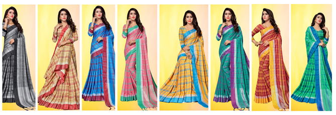 Sangam Red Carpet 3 Latest Fancy Designer Casual Wear Cotton Linen Sarees Collection
